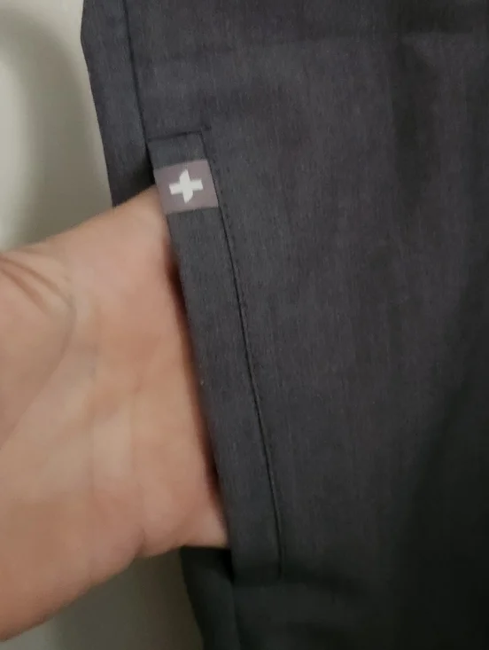 FIGS Rafaela Oversized Scrubs Top Graphite Gray Sz XS - Picture 5 of 9